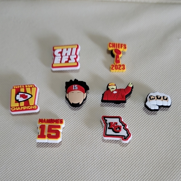 Kansas City Chiefs Croc Charm Bundle - Picture 1 of 1